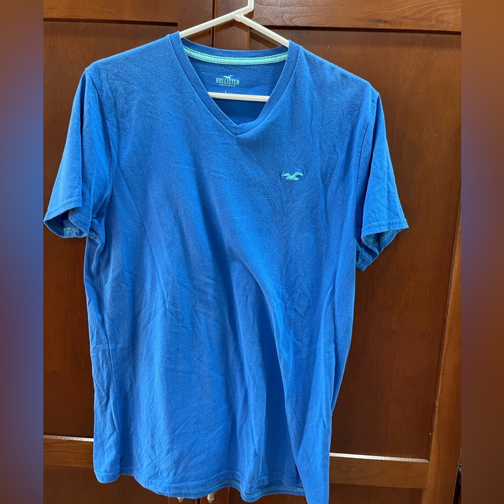 Men’s, Hollister, V-neck T-shirt, Large
